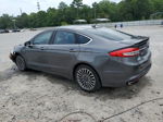 2017 Ford Fusion Titanium Серый vin: 3FA6P0K9XHR168070