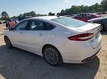 2017 Ford Fusion Titanium White vin: 3FA6P0K9XHR184608