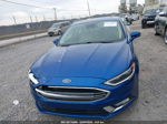 2018 Ford Fusion Titanium Синий vin: 3FA6P0K9XJR111986