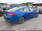 2018 Ford Fusion Titanium Синий vin: 3FA6P0K9XJR111986