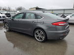 2019 Ford Fusion Titanium Gray vin: 3FA6P0K9XKR270556