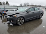 2019 Ford Fusion Titanium Gray vin: 3FA6P0K9XKR270556