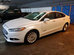 2013 Ford Fusion Se Hybrid White vin: 3FA6P0LU0DR224305