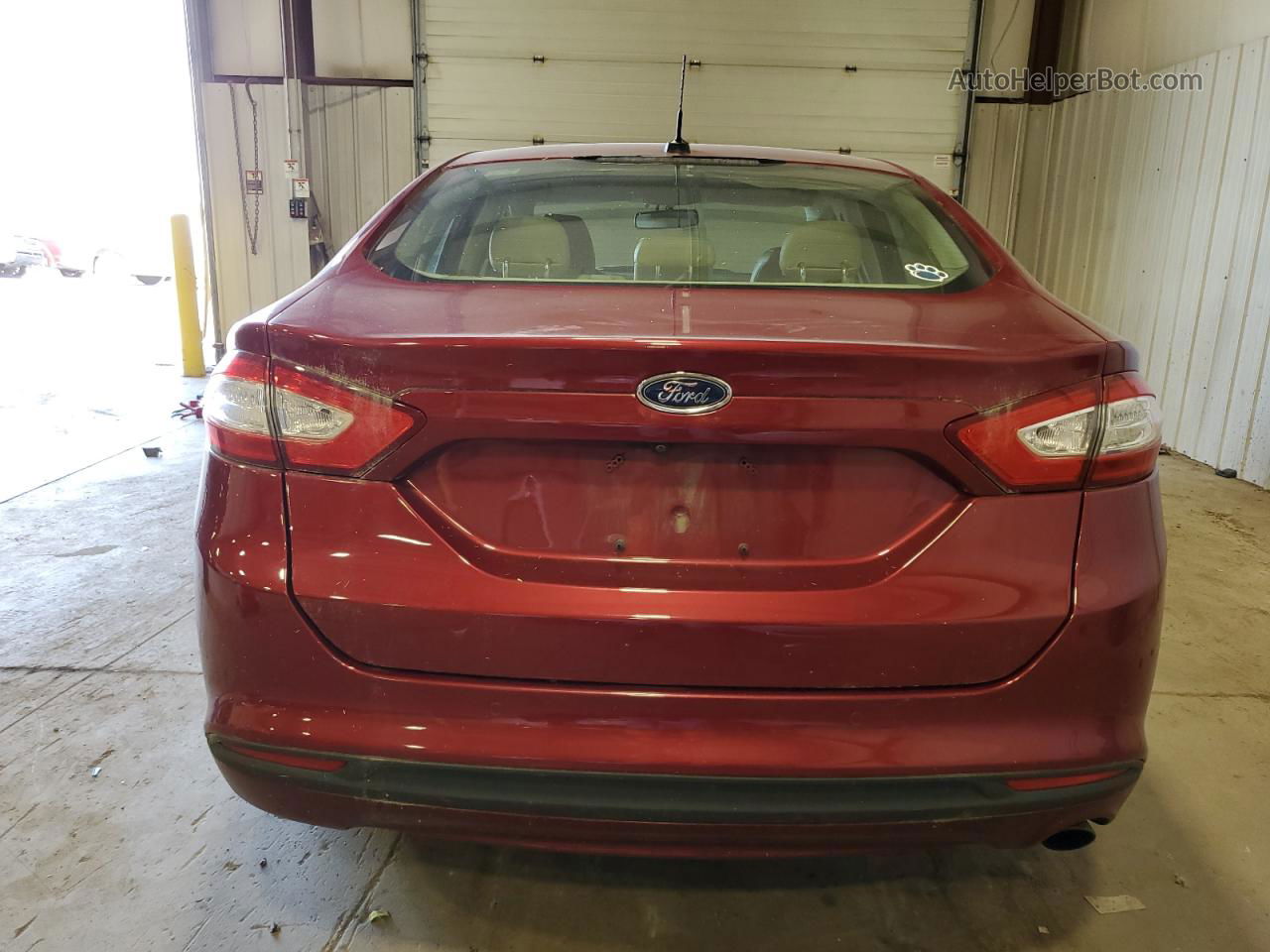 2013 Ford Fusion Se Hybrid Red vin: 3FA6P0LU0DR301707