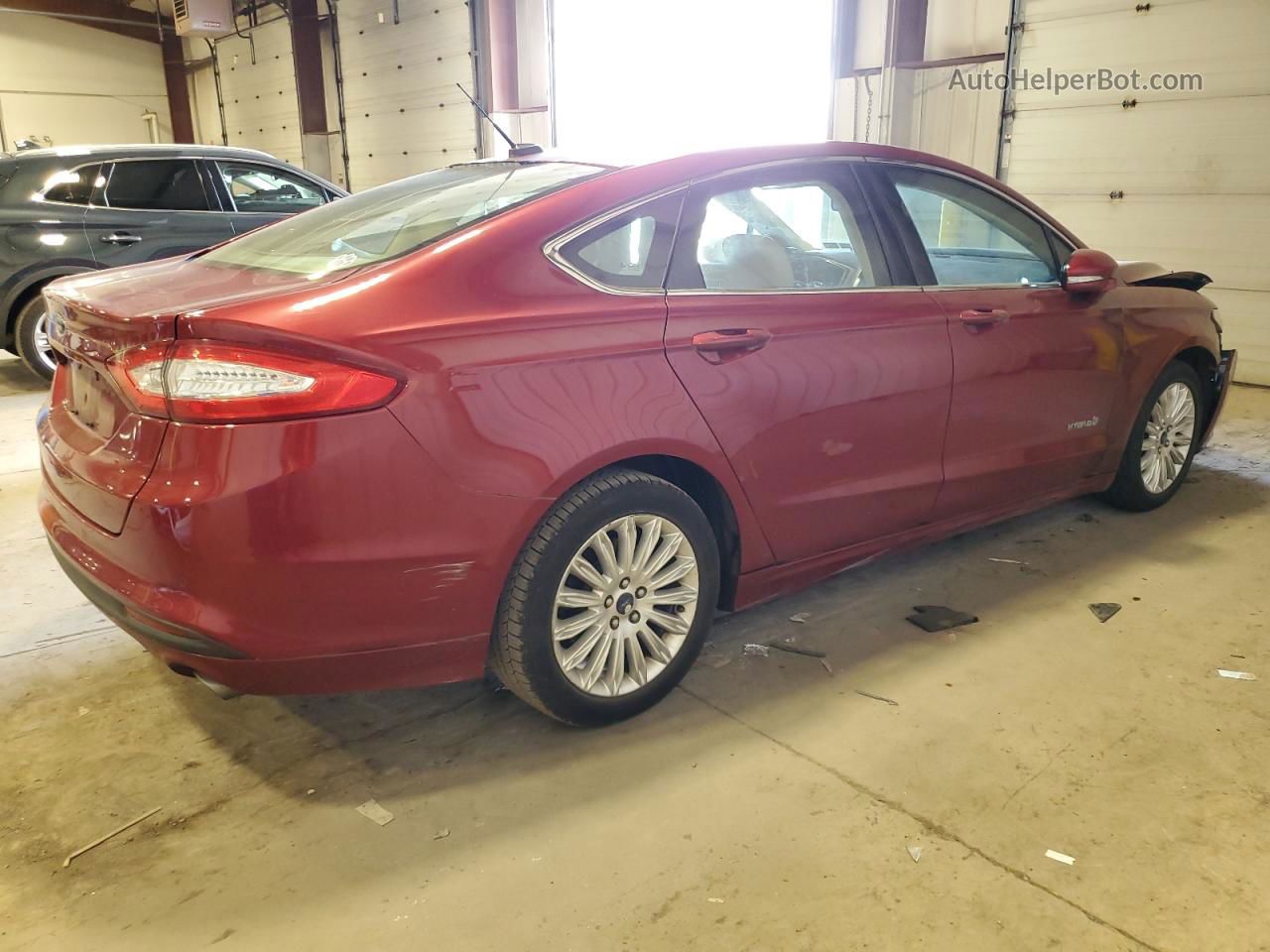 2013 Ford Fusion Se Hybrid Red vin: 3FA6P0LU0DR301707