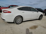 2014 Ford Fusion Se Hybrid White vin: 3FA6P0LU0ER233491