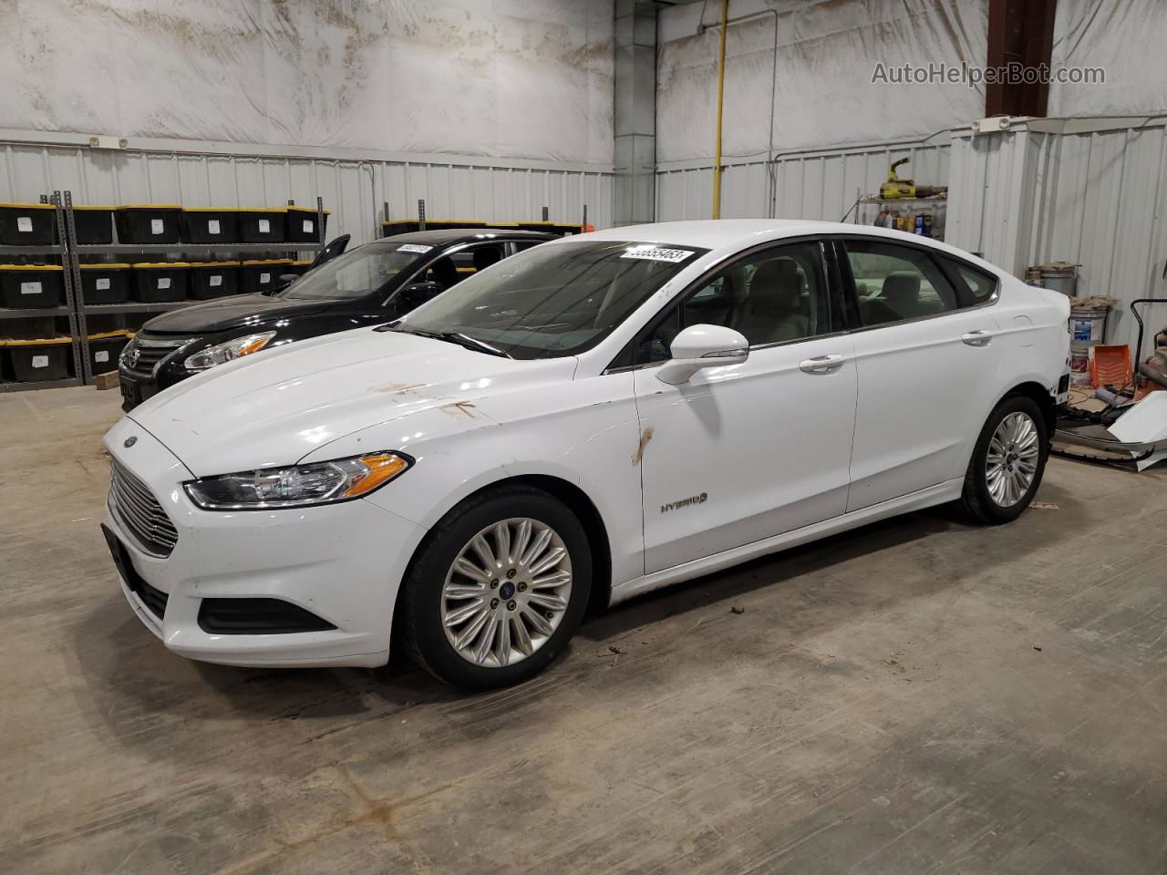 2016 Ford Fusion Se Hybrid Белый vin: 3FA6P0LU0GR103083