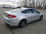 2017 Ford Fusion Se Hybrid Silver vin: 3FA6P0LU0HR325155