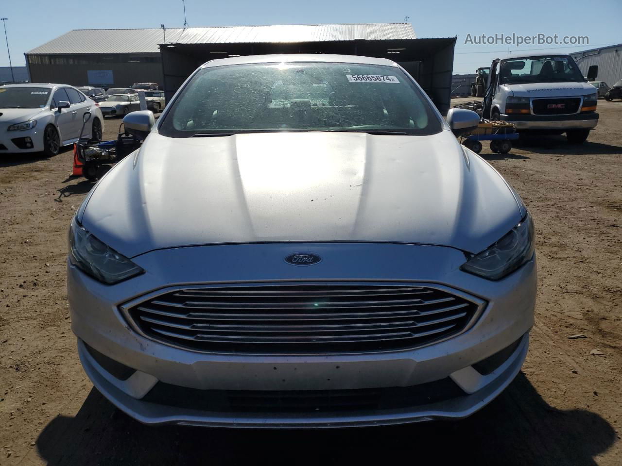 2017 Ford Fusion Se Hybrid Silver vin: 3FA6P0LU0HR381368