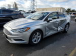 2018 Ford Fusion Se Hybrid Silver vin: 3FA6P0LU0JR128492