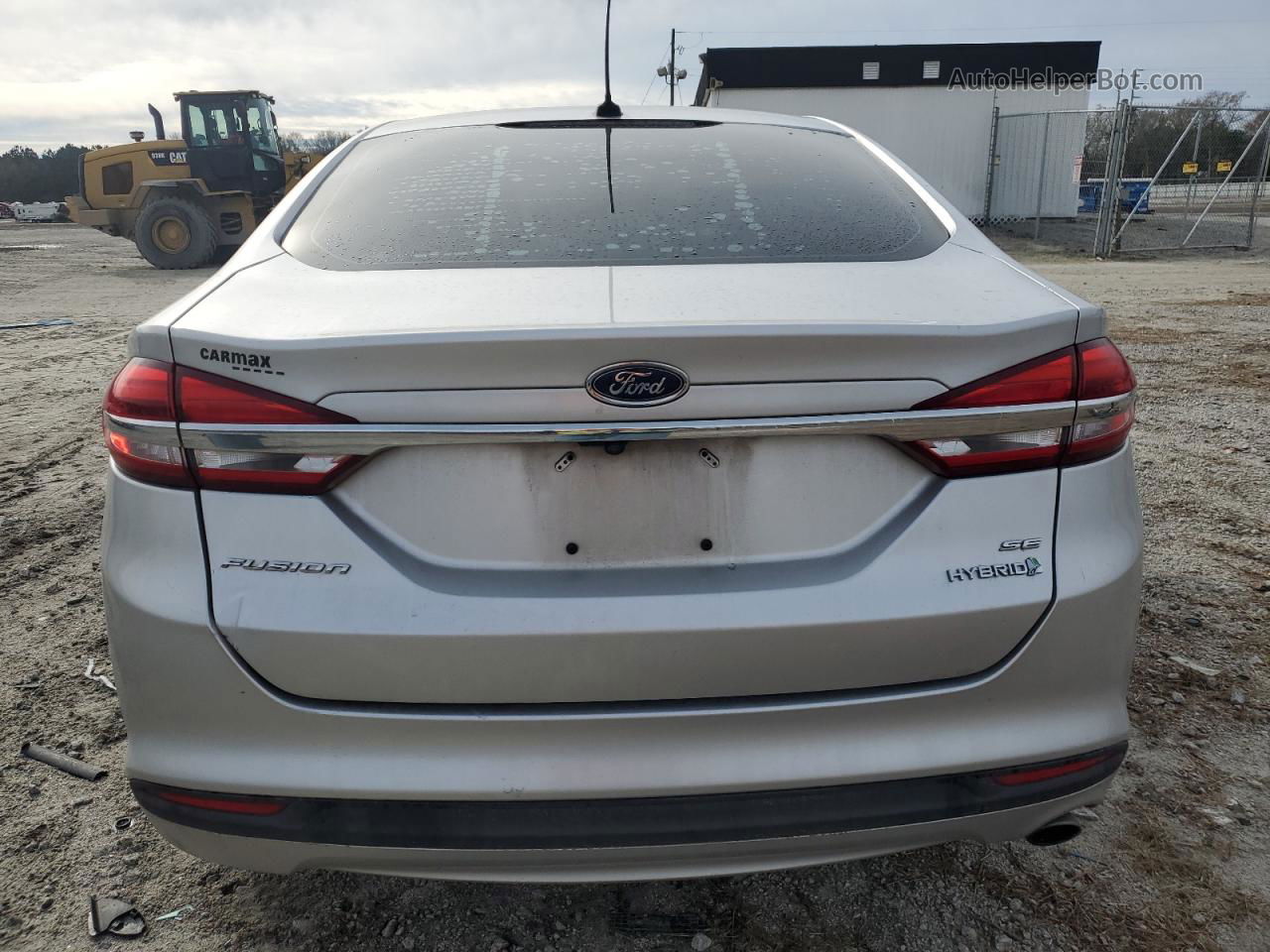 2018 Ford Fusion Se Hybrid Silver vin: 3FA6P0LU0JR173691