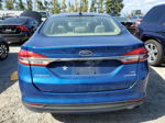 2018 Ford Fusion Se Hybrid Синий vin: 3FA6P0LU0JR220248