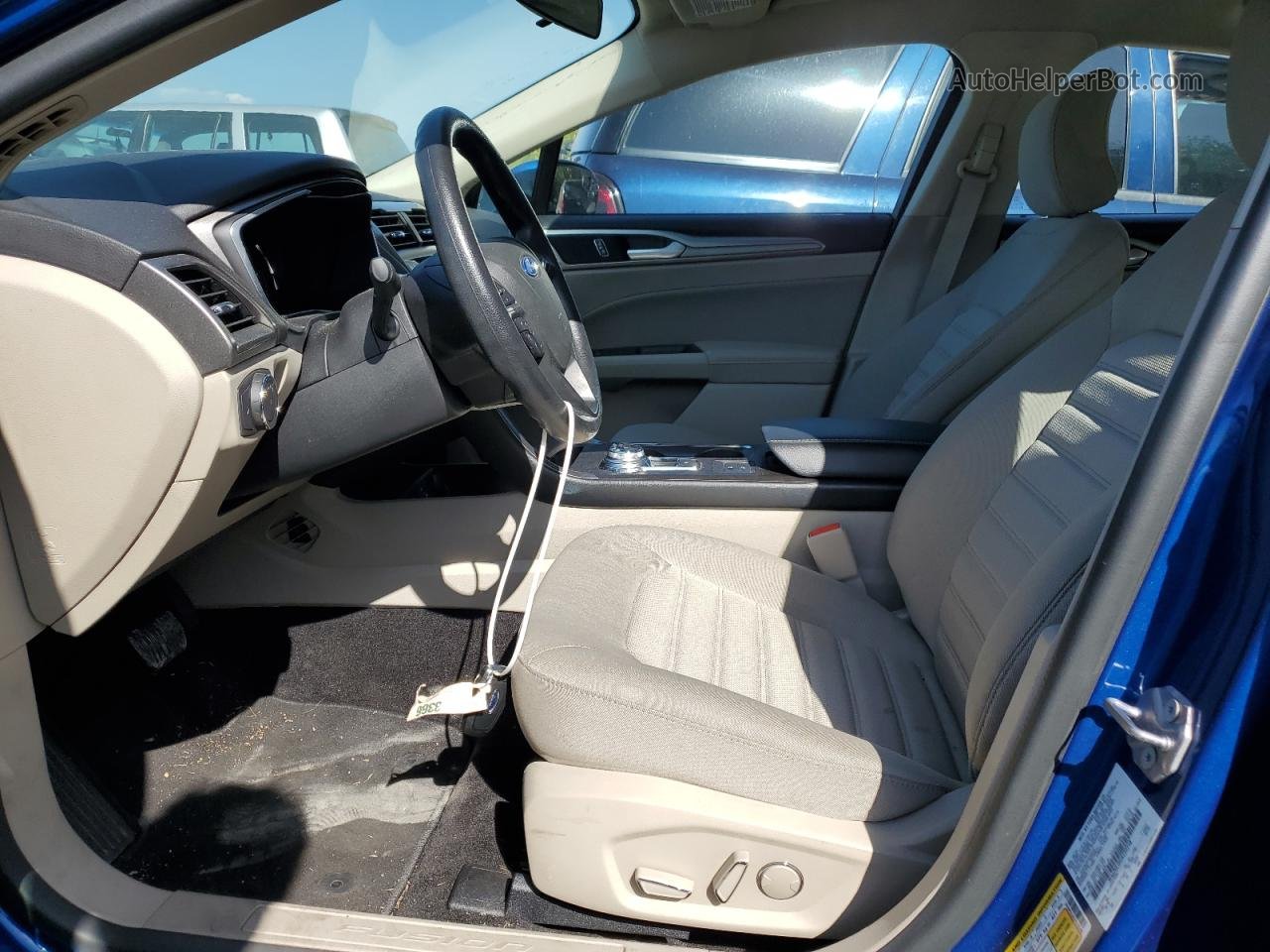 2018 Ford Fusion Se Hybrid Синий vin: 3FA6P0LU0JR220248