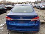 2018 Ford Fusion Se Hybrid Blue vin: 3FA6P0LU0JR269806