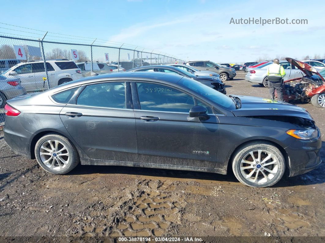 2019 Ford Fusion Hybrid Se Серый vin: 3FA6P0LU0KR109085