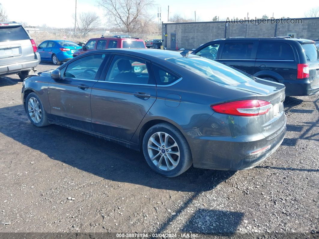 2019 Ford Fusion Hybrid Se Серый vin: 3FA6P0LU0KR109085