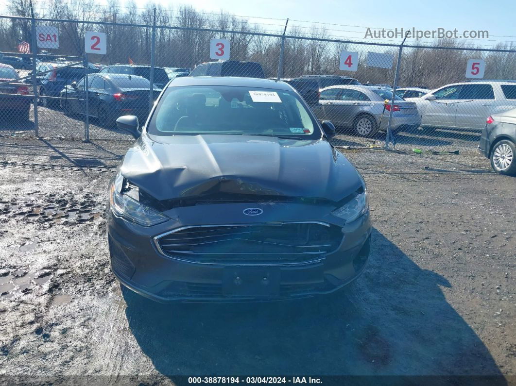 2019 Ford Fusion Hybrid Se Gray vin: 3FA6P0LU0KR109085