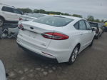 2019 Ford Fusion Se White vin: 3FA6P0LU0KR109829