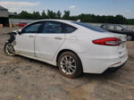 2019 Ford Fusion Se White vin: 3FA6P0LU0KR118059