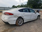 2019 Ford Fusion Se White vin: 3FA6P0LU0KR118059