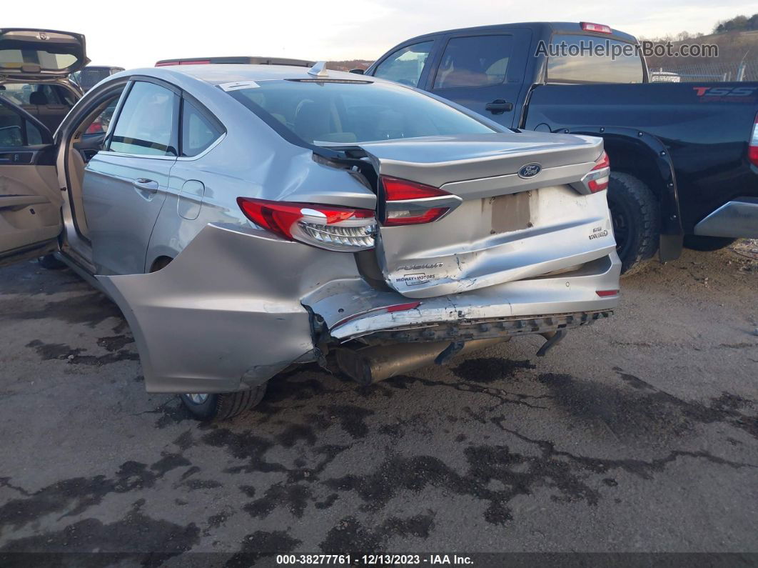 2019 Ford Fusion Hybrid Se Silver vin: 3FA6P0LU0KR121396