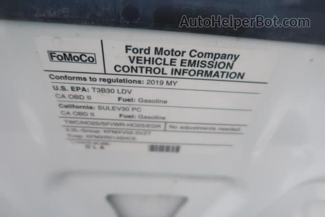 2019 Ford Fusion Hybrid Se White vin: 3FA6P0LU0KR137470