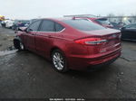 2019 Ford Fusion Hybrid Se Maroon vin: 3FA6P0LU0KR168704