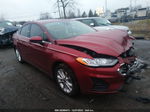 2019 Ford Fusion Hybrid Se Maroon vin: 3FA6P0LU0KR168704