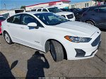 2019 Ford Fusion Hybrid Se White vin: 3FA6P0LU0KR177418