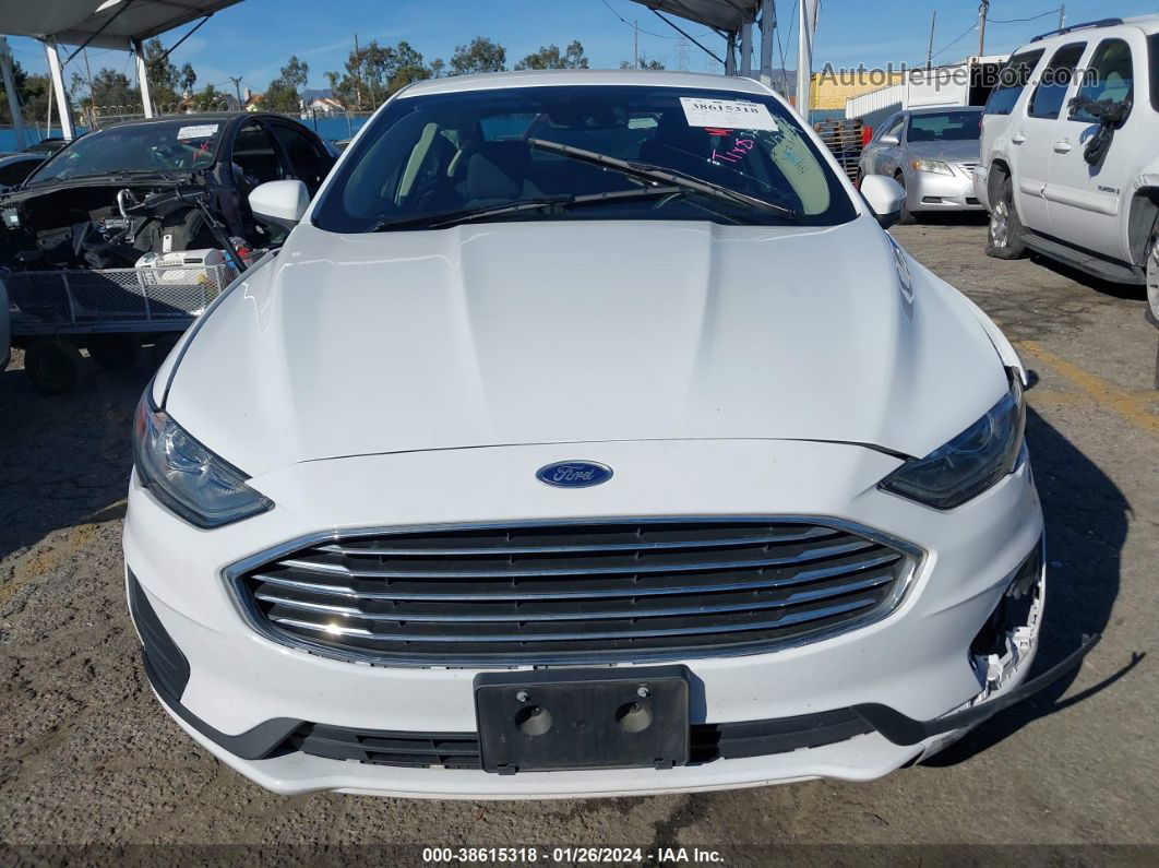 2019 Ford Fusion Hybrid Se Белый vin: 3FA6P0LU0KR177418