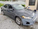 2019 Ford Fusion Se Gray vin: 3FA6P0LU0KR183039