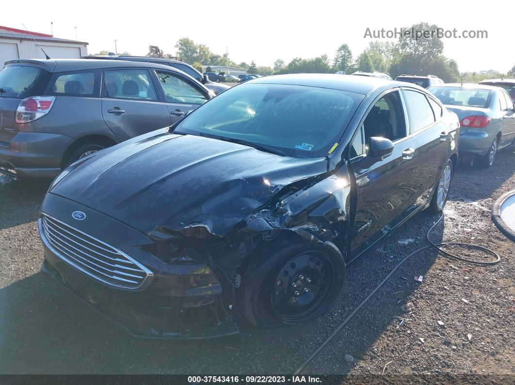 2019 Ford Fusion Hybrid Se Черный vin: 3FA6P0LU0KR204908