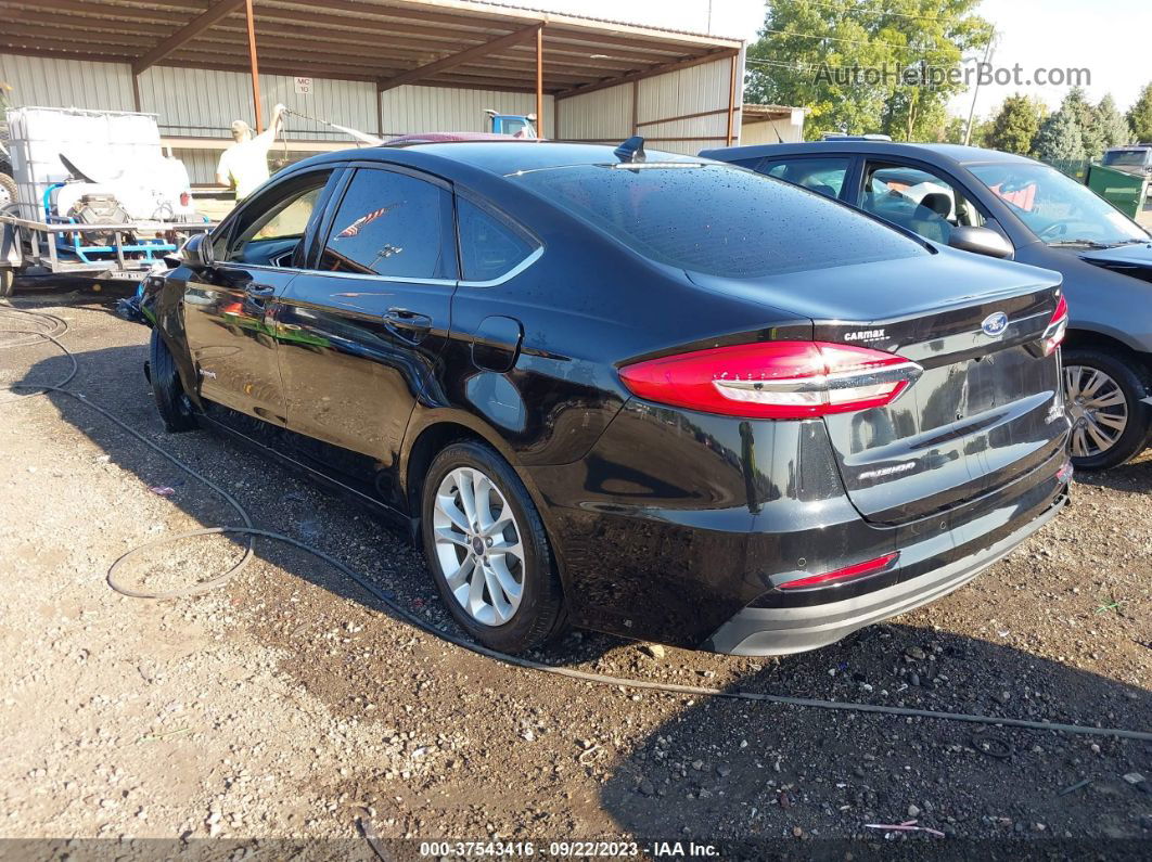 2019 Ford Fusion Hybrid Se Черный vin: 3FA6P0LU0KR204908