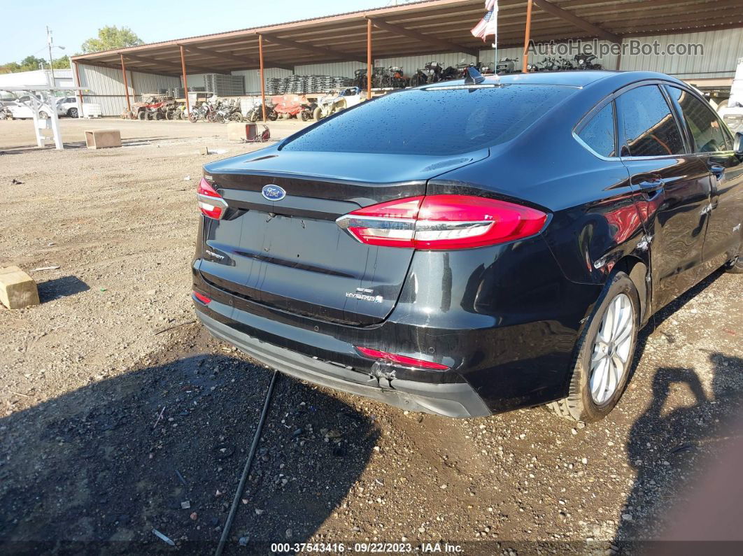 2019 Ford Fusion Hybrid Se Black vin: 3FA6P0LU0KR204908