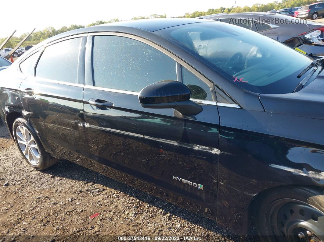 2019 Ford Fusion Hybrid Se Black vin: 3FA6P0LU0KR204908