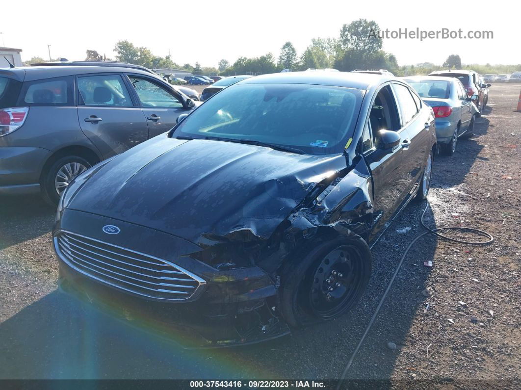 2019 Ford Fusion Hybrid Se Black vin: 3FA6P0LU0KR204908