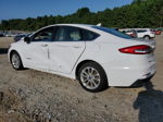 2019 Ford Fusion Se White vin: 3FA6P0LU0KR206206