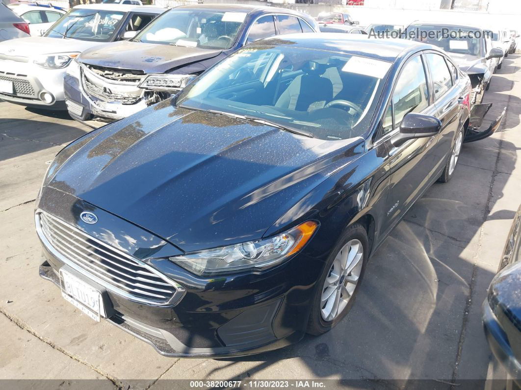 2019 Ford Fusion Hybrid Se Black vin: 3FA6P0LU0KR209137