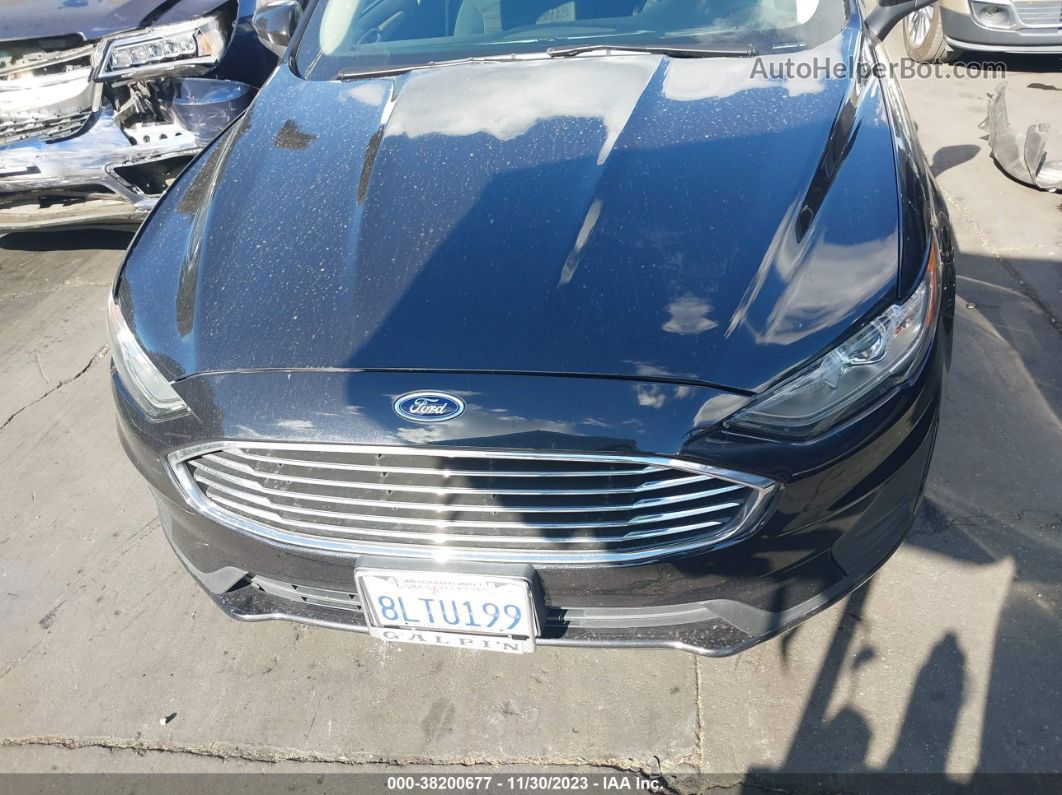 2019 Ford Fusion Hybrid Se Black vin: 3FA6P0LU0KR209137