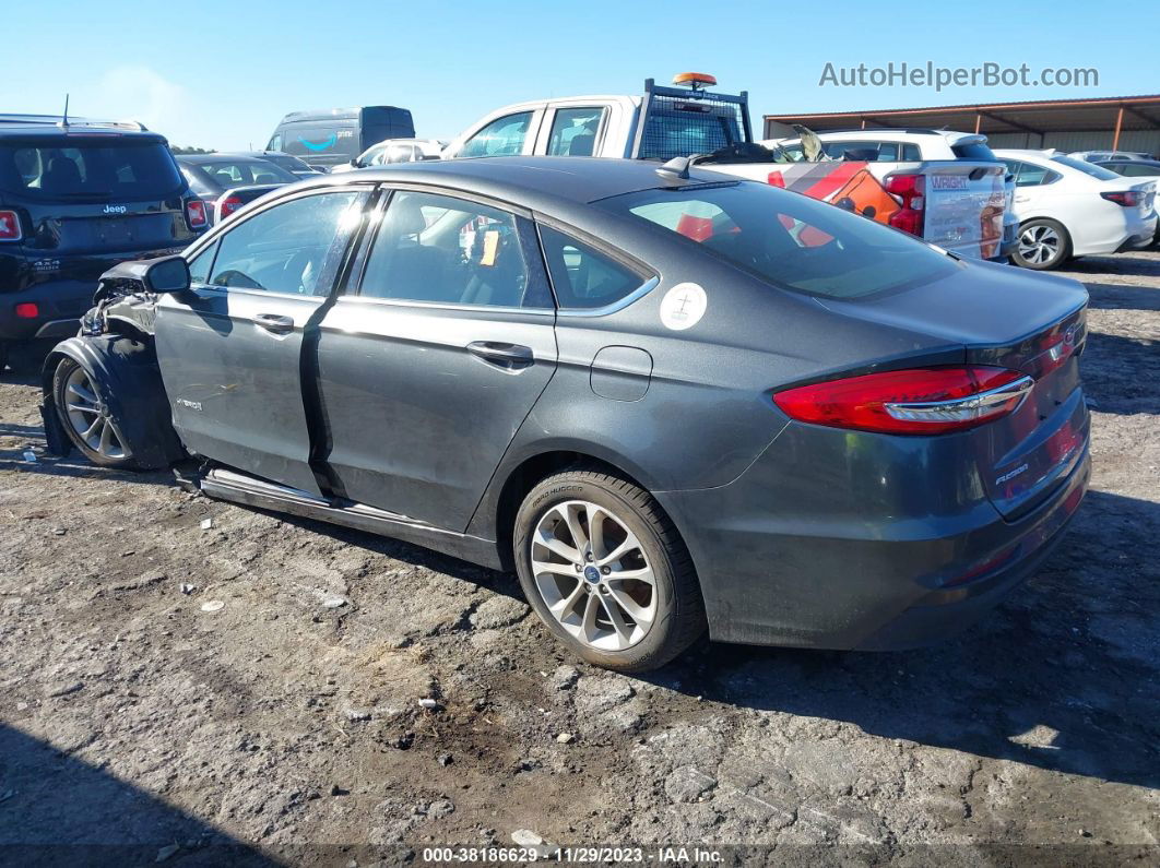 2019 Ford Fusion Hybrid Se Серый vin: 3FA6P0LU0KR285702