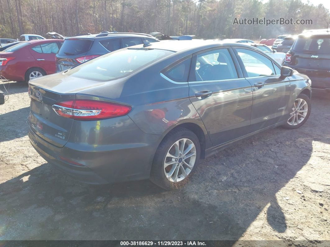 2019 Ford Fusion Hybrid Se Gray vin: 3FA6P0LU0KR285702