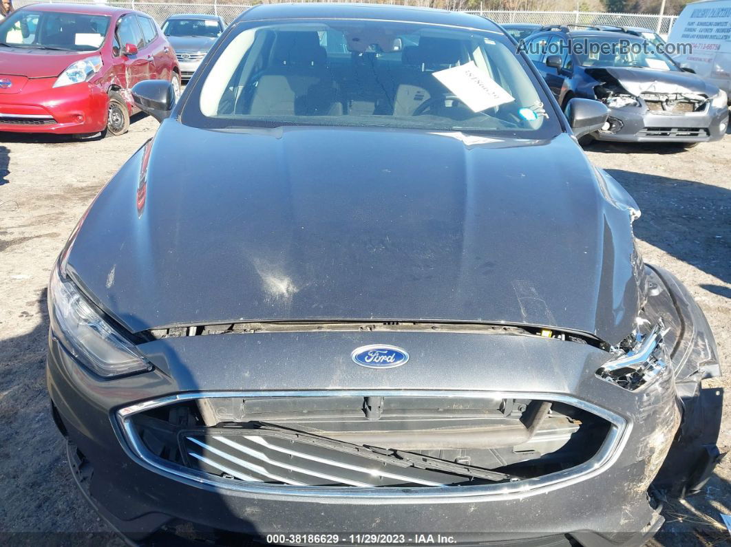 2019 Ford Fusion Hybrid Se Gray vin: 3FA6P0LU0KR285702