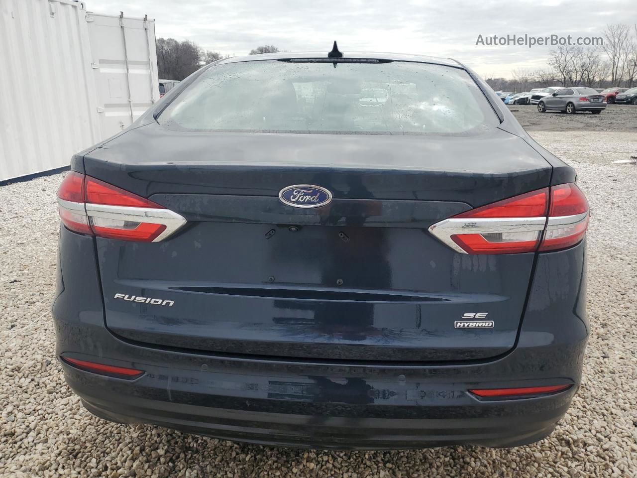 2020 Ford Fusion Se Blue vin: 3FA6P0LU0LR106463