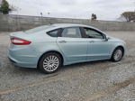 2013 Ford Fusion Se Hybrid Бирюзовый vin: 3FA6P0LU1DR142826