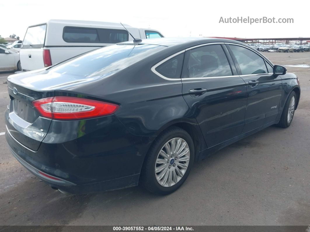 2013 Ford Fusion Hybrid Se Черный vin: 3FA6P0LU1DR344792