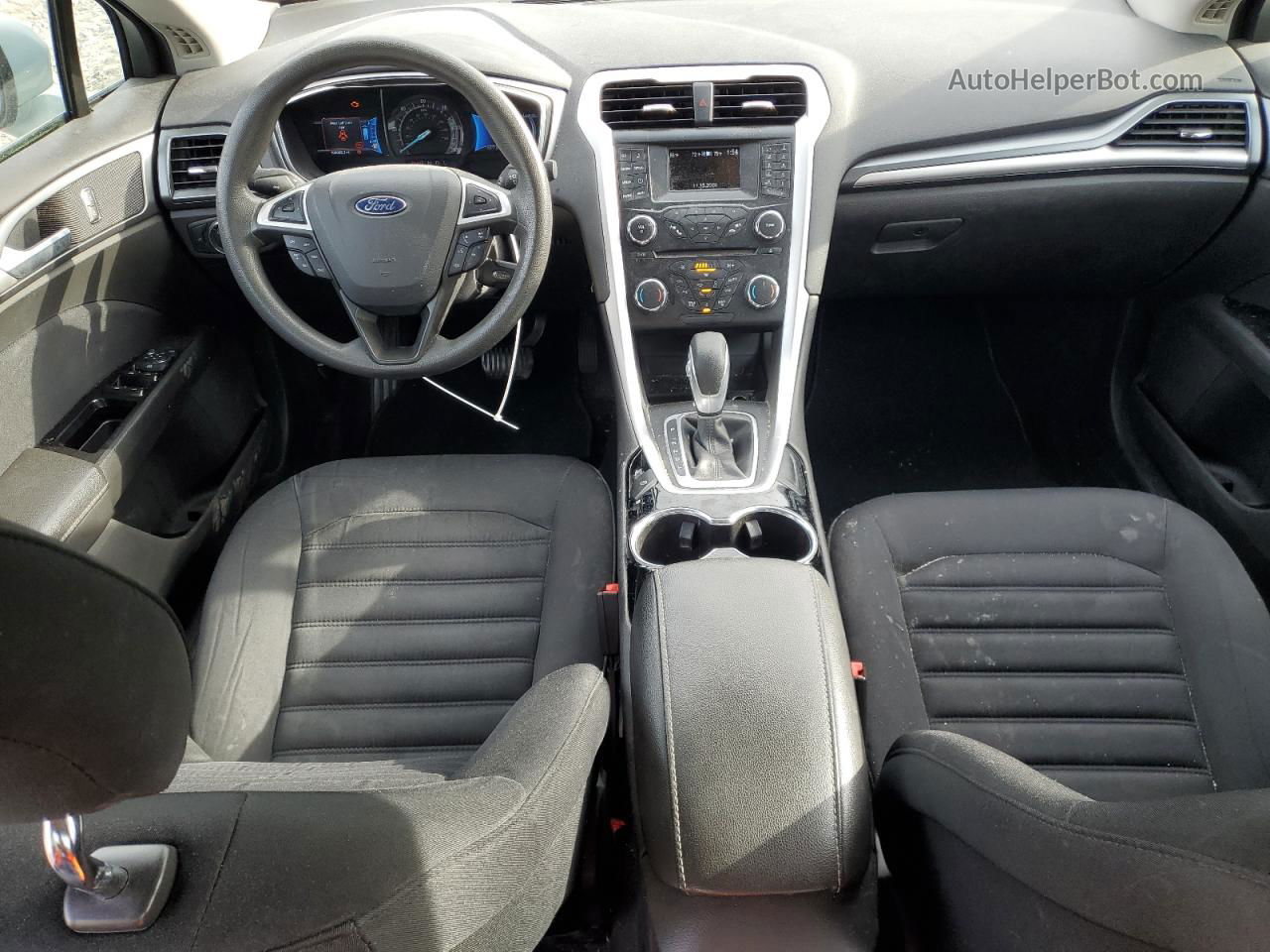 2014 Ford Fusion Se Hybrid Blue vin: 3FA6P0LU1ER335897