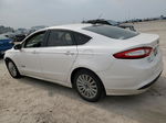 2014 Ford Fusion Se Hybrid White vin: 3FA6P0LU1ER343613