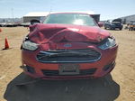 2015 Ford Fusion Se Hybrid Maroon vin: 3FA6P0LU1FR182908