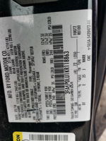 2019 Ford Fusion Se Black vin: 3FA6P0LU1KR118863