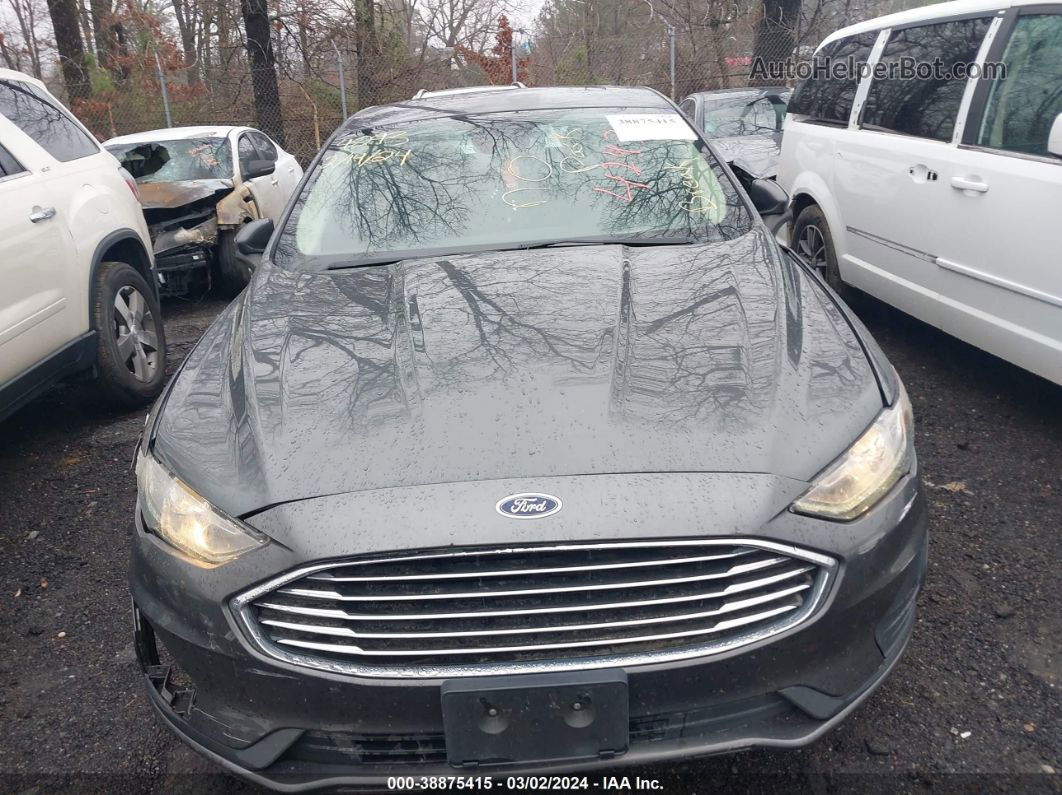 2019 Ford Fusion Hybrid Se Gray vin: 3FA6P0LU1KR124243